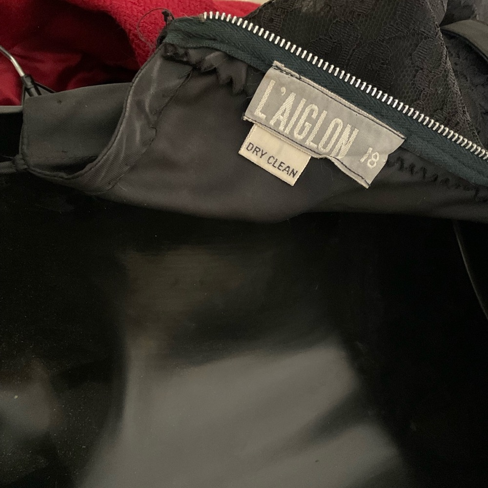 Vintage 1950s L’aiglon Black Lace Dress. - image 2